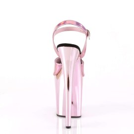 Pleaser FLAMINGO-809HG Baby Pink Hologram/Baby Pink Chrome EU-36 / US-6