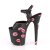 Pleaser FLAMINGO-809KISSES Black Faux Leather/Black Faux Leather EU-36 / US-6