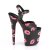 Pleaser FLAMINGO-809KISSES Black Faux Leather/Black Faux Leather EU-36 / US-6