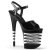 Pleaser FLAMINGO-809LN Black Patent/Black EU-37 / US-7
