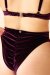 Lunalae Shorts High Cut Basic Plum M