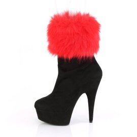 Pleaser DELIGHT-1000 Plateau Ankle Boots Faux Suede EU-40 / US-10