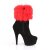 Pleaser DELIGHT-1000 Plateau Ankle Boots Faux Suede EU-40 / US-10