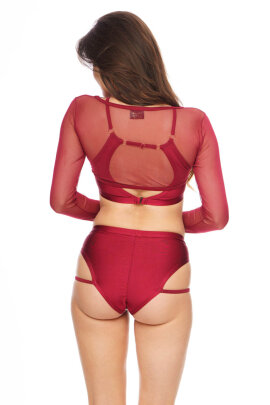 Bandurska Mesh Top Rouge XS