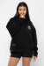 REV ACTIV Hoodie Premium Nobody Knows Im  A Pole Dancer Black M