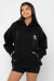 REV ACTIV Hoodie Premium Nobody Knows Im  A Pole Dancer Black M
