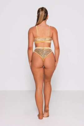 AMBR Designs Super Highs Shorts  Champagne Luxe  XS