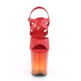 Pleaser FLAMINGO-822T Red Faux Leather/Faded Red EU-35 /...