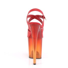 Pleaser FLAMINGO-822T Red Faux Leather/Faded Red EU-35 / US-5
