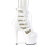 Pleaser ADORE-1013MST Platform Ankle Boots Patent White EU-40 / US-10