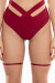 FANNA Shorts X Spark Edition Burgundrot XS
