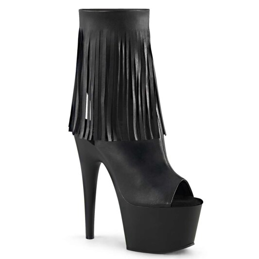 Pleaser ADORE-1019 Black Faux Leather/Black Matte EU-39 / US-9
