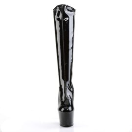 Pleaser ADORE-2000 Black Stretch Patent/Black EU-38 / US-8