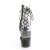 Pleaser ASPIRE-600-30 Clear/Black EU-36 / US-6