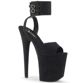 Pleaser FLAMINGO-891 Black Patent/Black EU-38 / US-8
