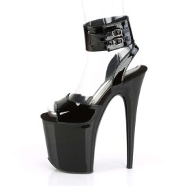 Pleaser FLAMINGO-891 Black Patent/Black EU-38 / US-8