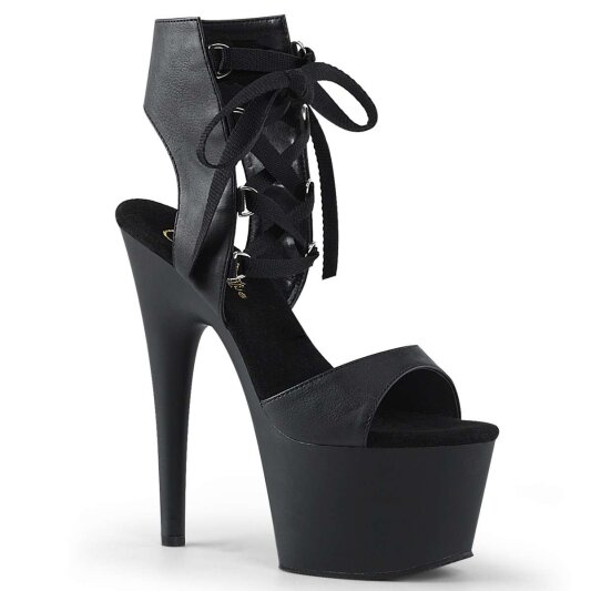 Pleaser ADORE-700-14 Black Faux Leather/Black Matte EU-38 / US-8