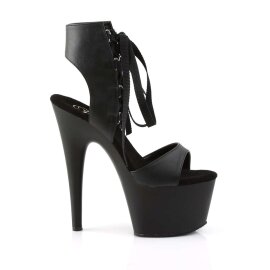 Pleaser ADORE-700-14 Black Faux Leather/Black Matte EU-38 / US-8