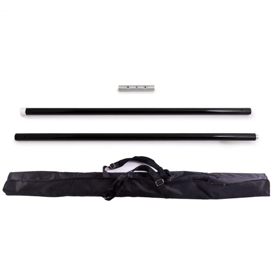 X-Pole X-Stage PRO Pole Set Powder Coated Black 45 mm