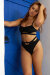 Lunalae High Waist Shorts Pipa Black XS