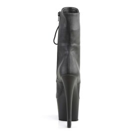 Pleaser SKY-1020 Black Faux Leather/Black Matte EU-42 / US-12