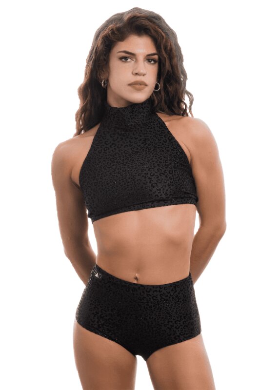 RAD Top Eve Glitter Black XL