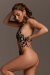 Shark Polewear Bodysuit Benita Leopard S