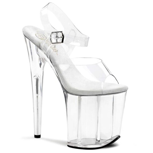 Pleaser FLAMINGO-808 Clear/Clear EU-36 / US-6
