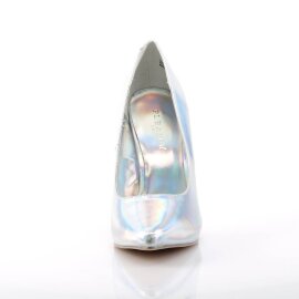 Pleaser AMUSE-20 Pumps Holo Silver EU-39 / US-9