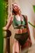 Paradise Chick Shorts Gigi Active Forest Green S