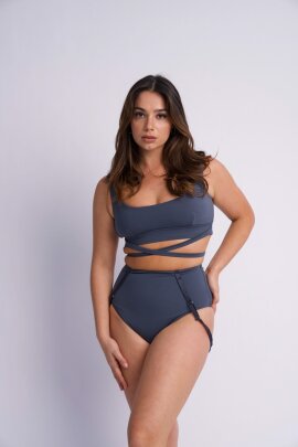 Lunalae Top Kehlani Steel Blue M