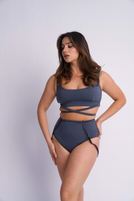 Lunalae Top Kehlani Steel Blue M