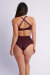 Lunalae Shorts High Waist Bellani Cacao S
