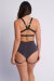 Lunalae Top Follow Me Blue Rose Gold Lurex M