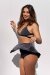 Lunalae Shorts Free Flow High Waist Blue Rose Gold Lurex M