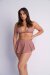 Lunalae Shorts Free Flow High Waist Rose Gold Lurex XL