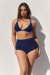 Lunalae Top Follow Me Blue Black Lurex L