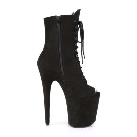 Pleaser FLAMINGO-1021FS Black Faux Suede/Black Faux Suede EU-36 / US-6