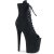 Pleaser FLAMINGO-1021FS Black Faux Suede/Black Faux Suede EU-36 / US-6