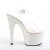 Pleaser ADORE-708HMG Clear/Opal Multi Glitter B-Stock