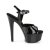 Pleaser GLEAM-609 Plateau Sandalettes Patent Black EU-38 / US-8