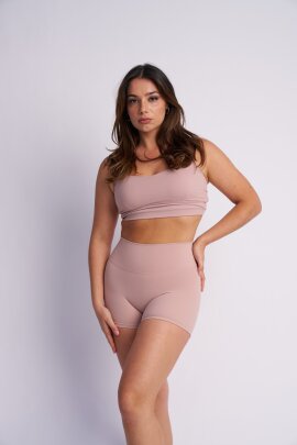 Lunalae Bike Shorts Scrunch Taupe XL