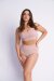 Lunalae Shorts Lure You High Waist Garter Taupe S