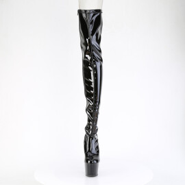Pleaser ADORE-3850 Platform Overknee Boots Patent Black EU-38 / US-8
