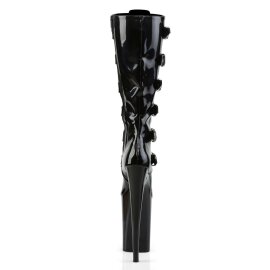 Pleaser INFINITY-2049 Black Patent/Black EU-38 / US-8