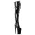 Pleaser INFINITY-3028 Black Stretch Patent/Black EU-38 / US-8