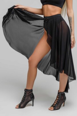 i-Style Skirt Pareo Crystal Mesh Black
