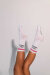 REV ACTIV Socks Pole Dancer White Pink