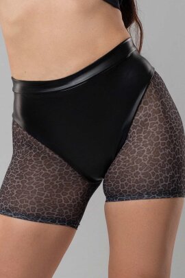 i-Style Shorts Mini Velo Grey Leopard