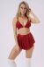 Lunalae Top Follow Me Christmas Red S